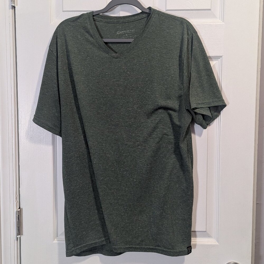 Green V-Neck